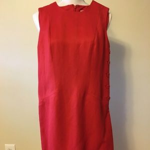 Ann Taylor Red versatile dress for work to dinner